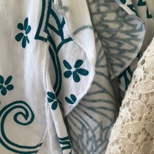 Gaya floral turquoise dress